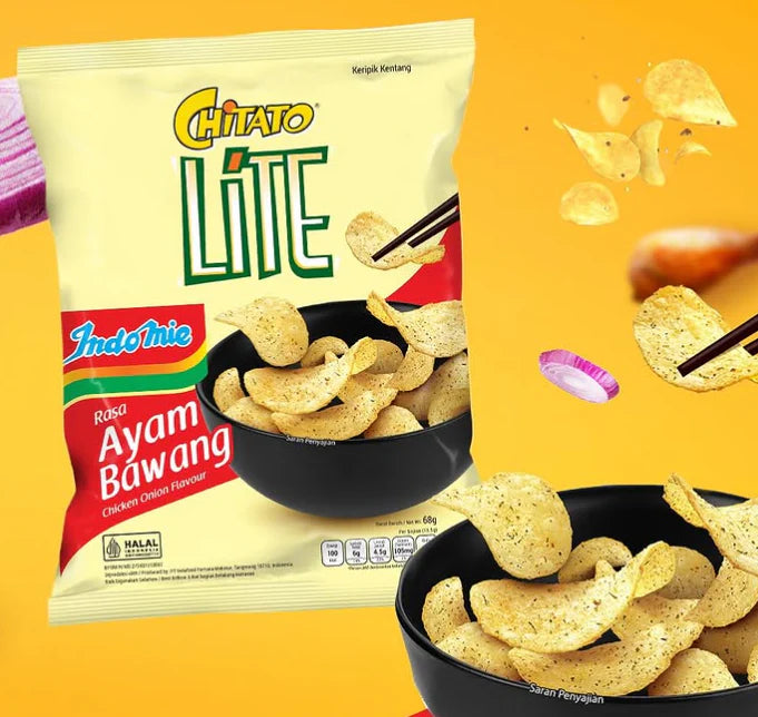 Indomie Chitato lite Fried Noodle Potato Chips 55g