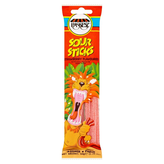 Twins bro & sis stix sour candy strawberry