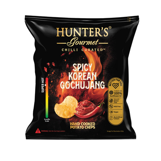 Hunters gourmet spicy korean gochgujang chips