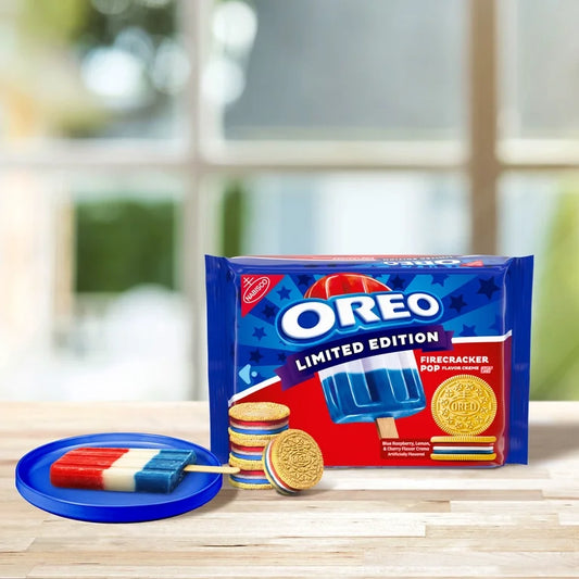 Oreo firecracker pop sandwich cookies