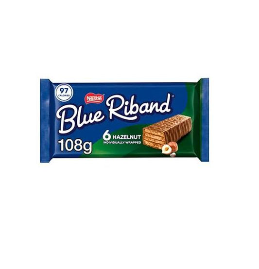 Nestle blue riband hazelnut chocolate wafers