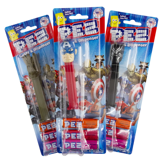 Pez blister pack marvels