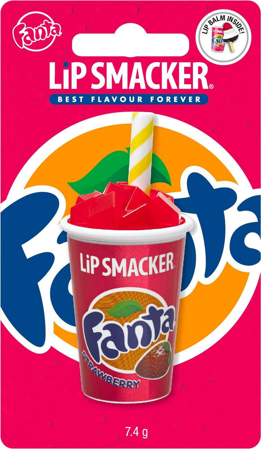 Cocacola lip smacker fanta strawberry flavor