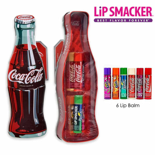 Cocacola lip smacker vintage bottle tin