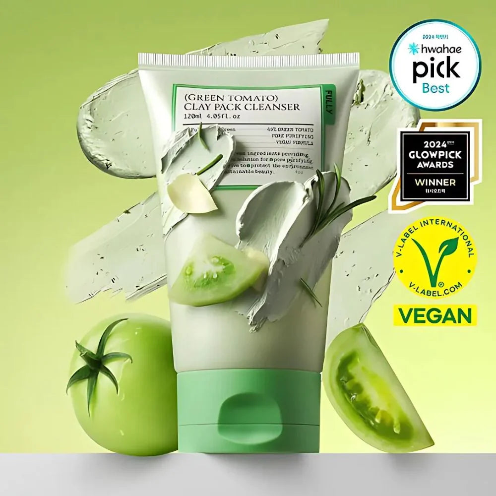 Green Tomato Clay Pack Cleanser khad