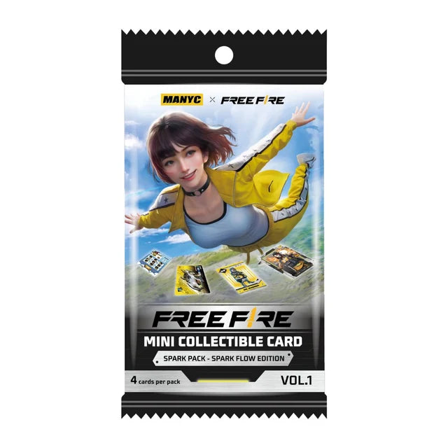 Free fire mini collectible card spark flow edition