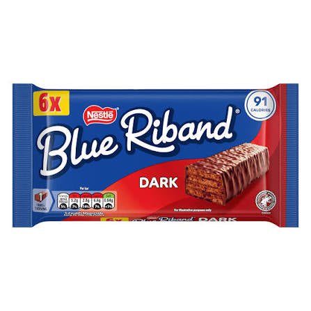 Nestle blue riband dark chocolate wafers