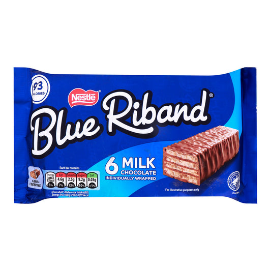 Nestle blue riband milk chocolate wafers