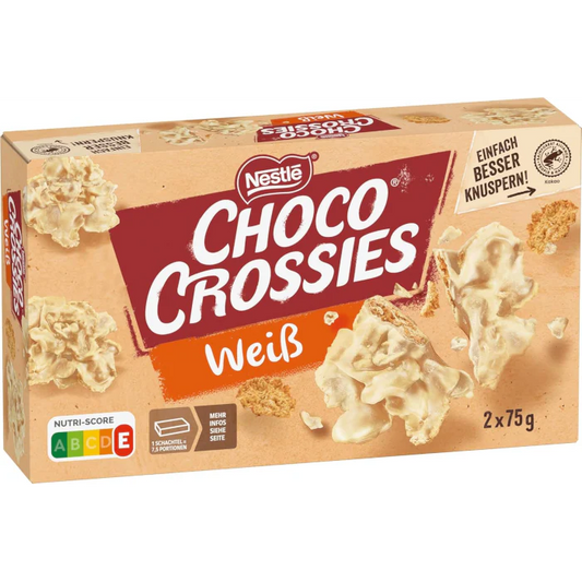 Nestle choco crossies white chocolate