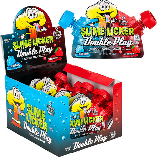 Slime licker double play لعب مزدوج مع لعق السلايم