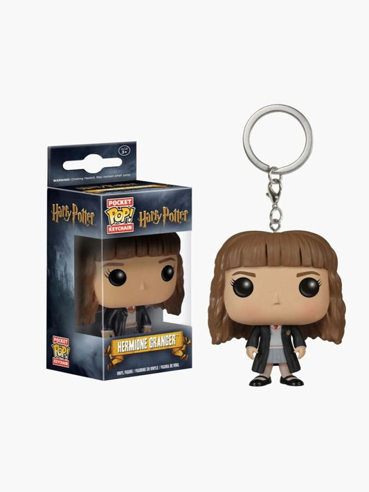 Pocket pop! Key funko harry potter hermione granger vinyl figure مجسم هيرميون جرانجر من سلسلة هاري بوتر من فانكو، إصدار بوكيت بوب!