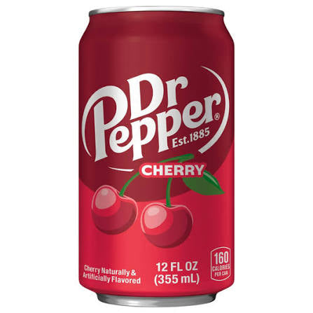 Dr pepper drink cherry 355 ml مشروب دكتور بيبر بالكرز