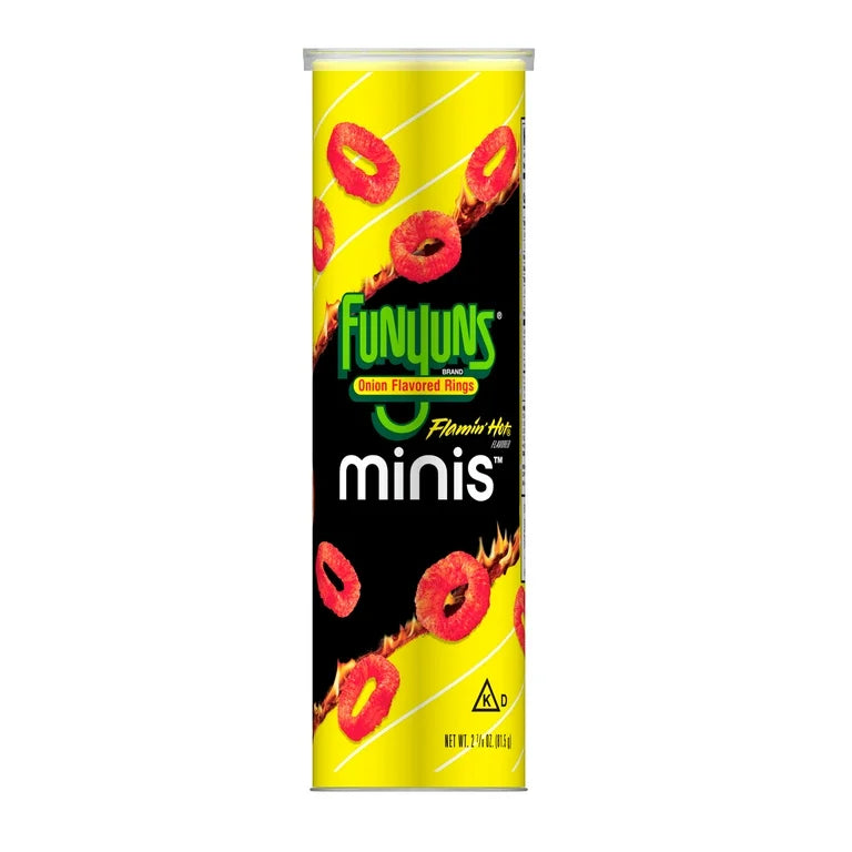 Funyuns flamin hot minis فانيونز فلامين هوت مينيز