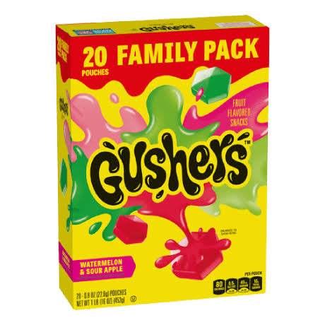 Fruit gushers mixers family pack عبوة عائلية من خلاطات فروت جوشرز