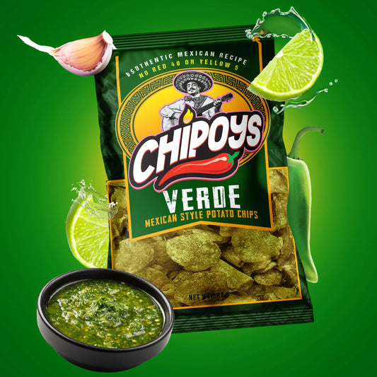 Chipoys verde  potato chips 71g رقائق البطاطس تشيبويز فيردي 71 غرام