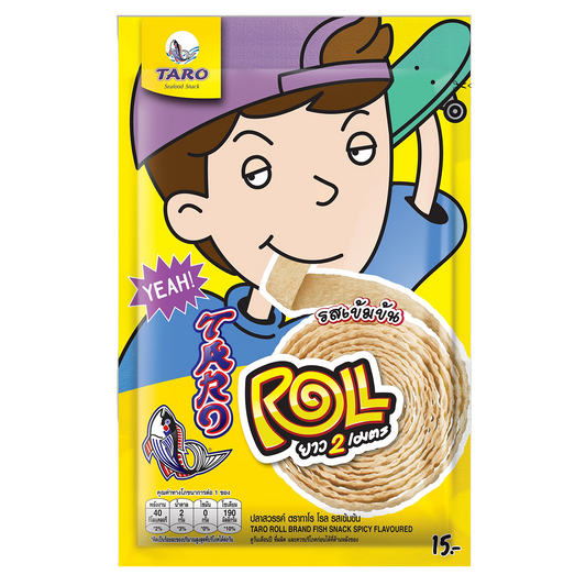 Taro roll fish snack korean spicy flavored
