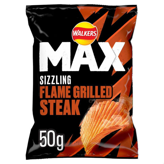 Walkers max sizzling flame grilled ateak