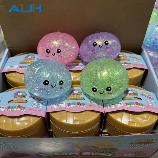 Squishy steam bunz dim sim dumpling toy lightning