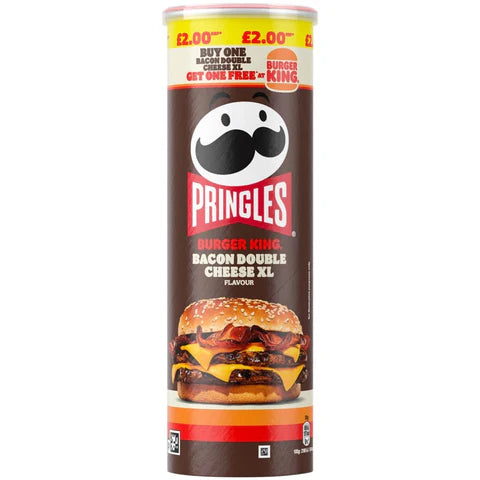 Pringles burger king bacon double cheese xl