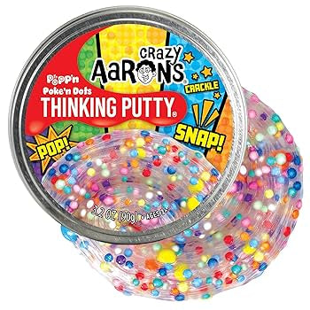 Crazy aarons poke n dots slime full size thinking putty tin