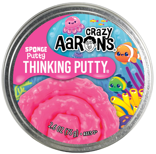 Crazy aarons sponge putty slime full size thinking putty tin