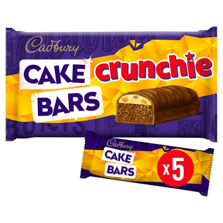 Cadbury cake bar crunchie