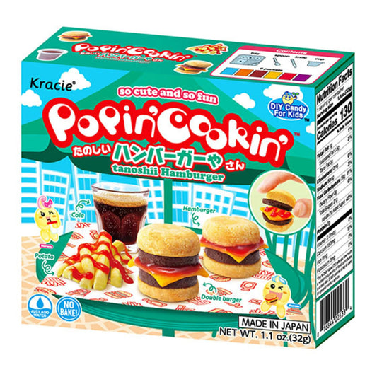 Kracie poppin cookin burger kit