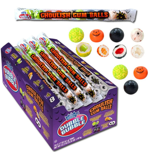 Double bubble ghoulish gum balls