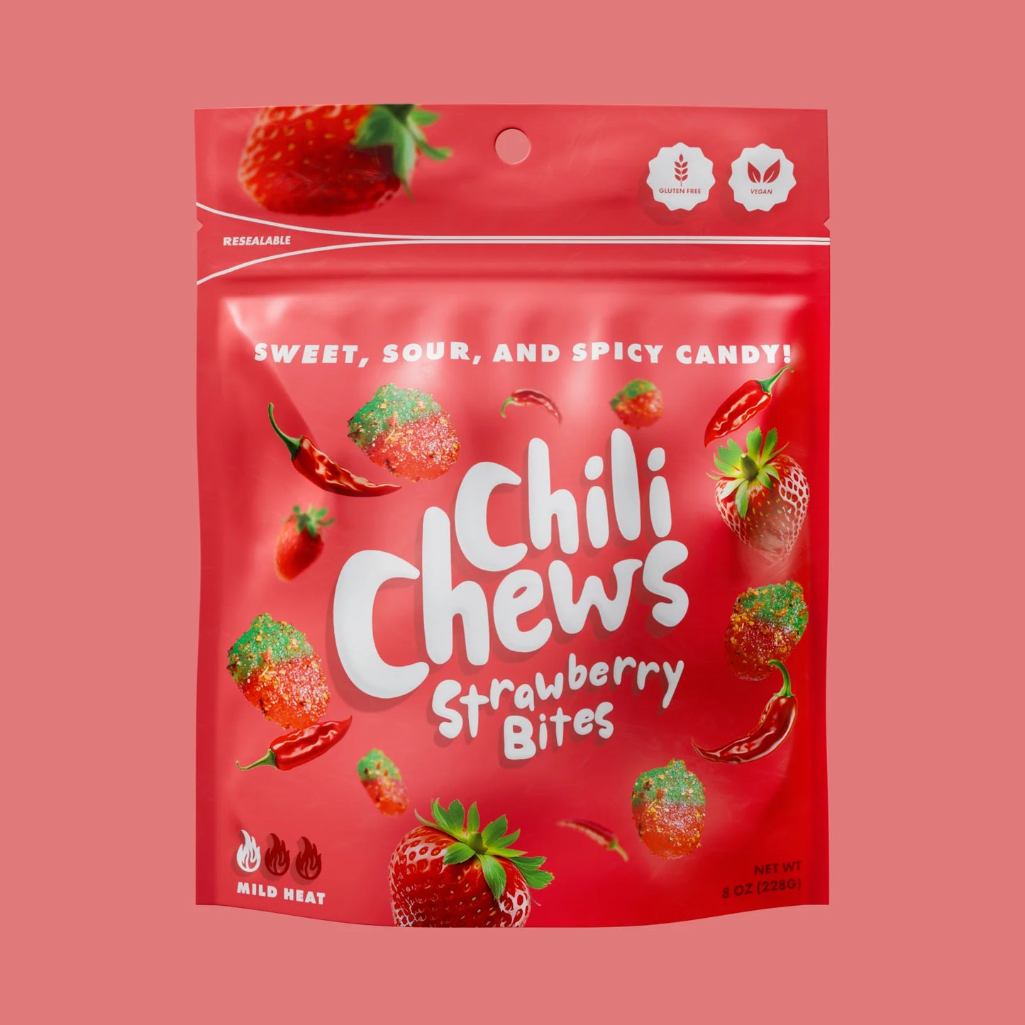 Chili chews strawberry bites