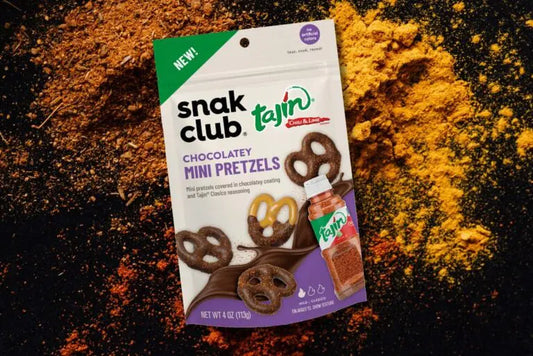 Snack club tajin chocolatey mini pretzels