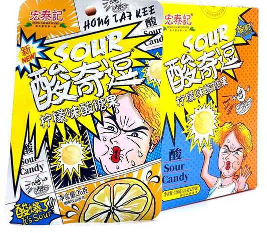 Hongtaikee sour candy lemon flavor