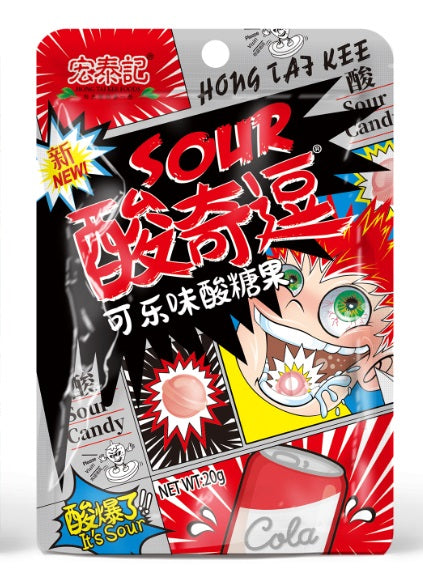 Hongtaikee sour candy cola flavor