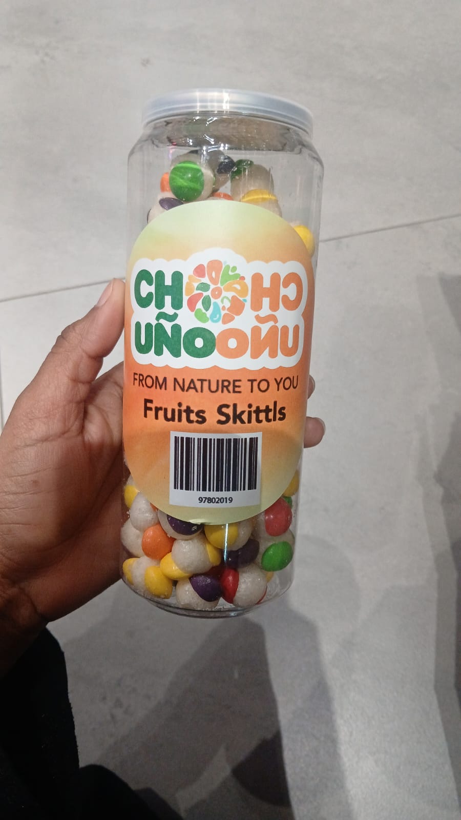 Chuno freeze dried fruit skittles