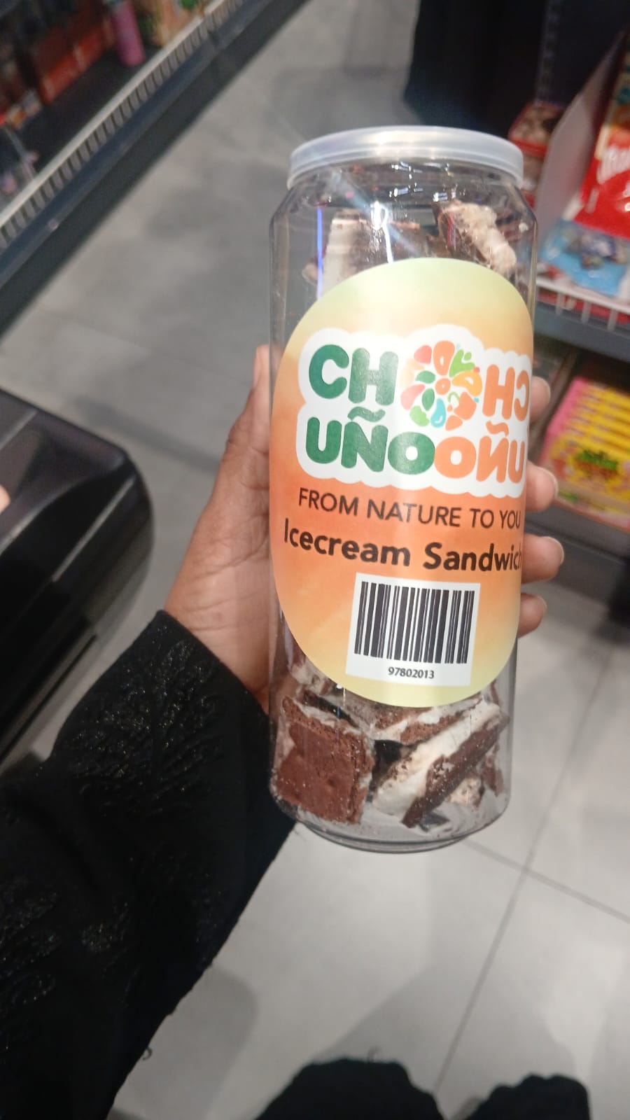 Chuno freeze dried ice cream sandwich