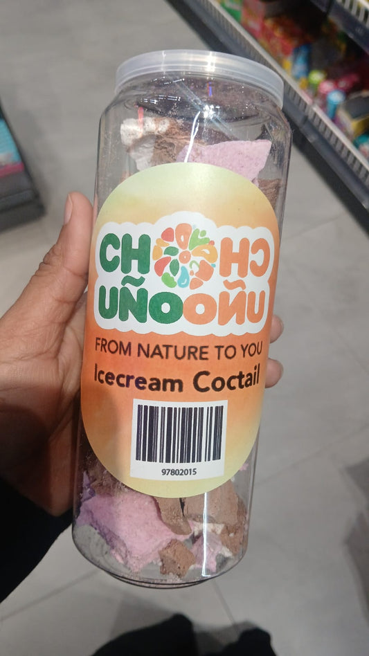Chuno freeze dried ice cream cocktail