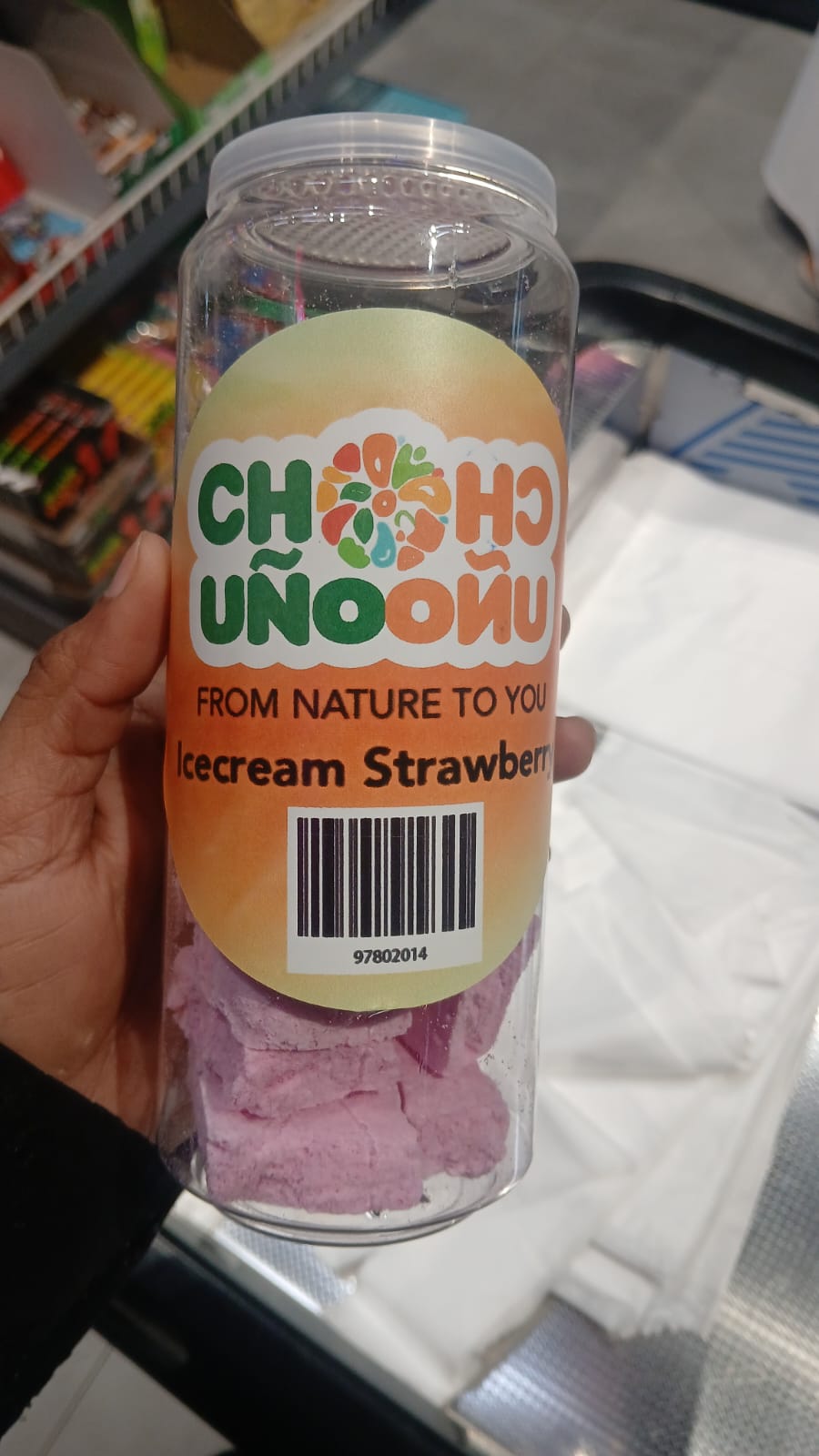 Chuno freeze dried icecream strawberry