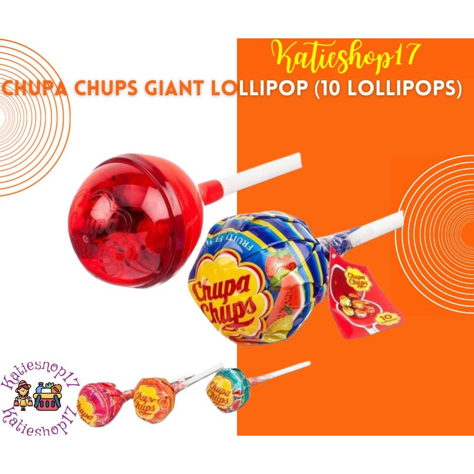 Chupa chups lollipops classic mega مصاصات تشوبا تشوبس الكلاسيكية الضخمة