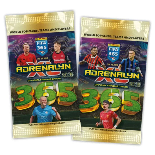 Penini adrenalyn xl fifa 365 2025 trading cards single pack cards