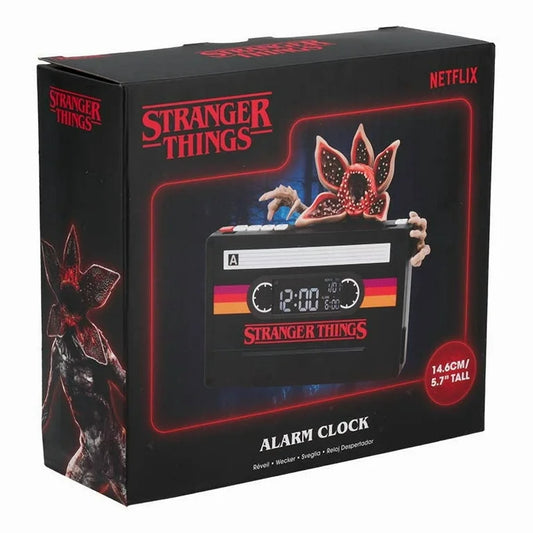 The Stranger Things demogorgon cassette alarm clock