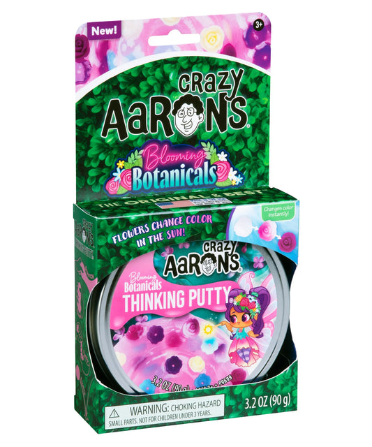 Crazy aarons blooming botanicals slime full size thinking putty tin