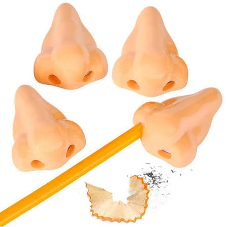 PENCIL SHARPENER AS NOSE