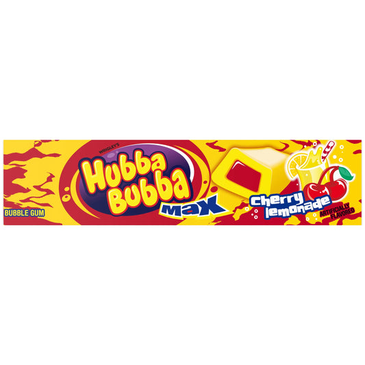 Wrigley’s hubba bubba max sour cherry lemonade bubble gum علكة ريجليز هوبا بوبا ماكس