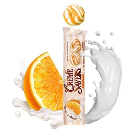 Creme savers orange and creme candy