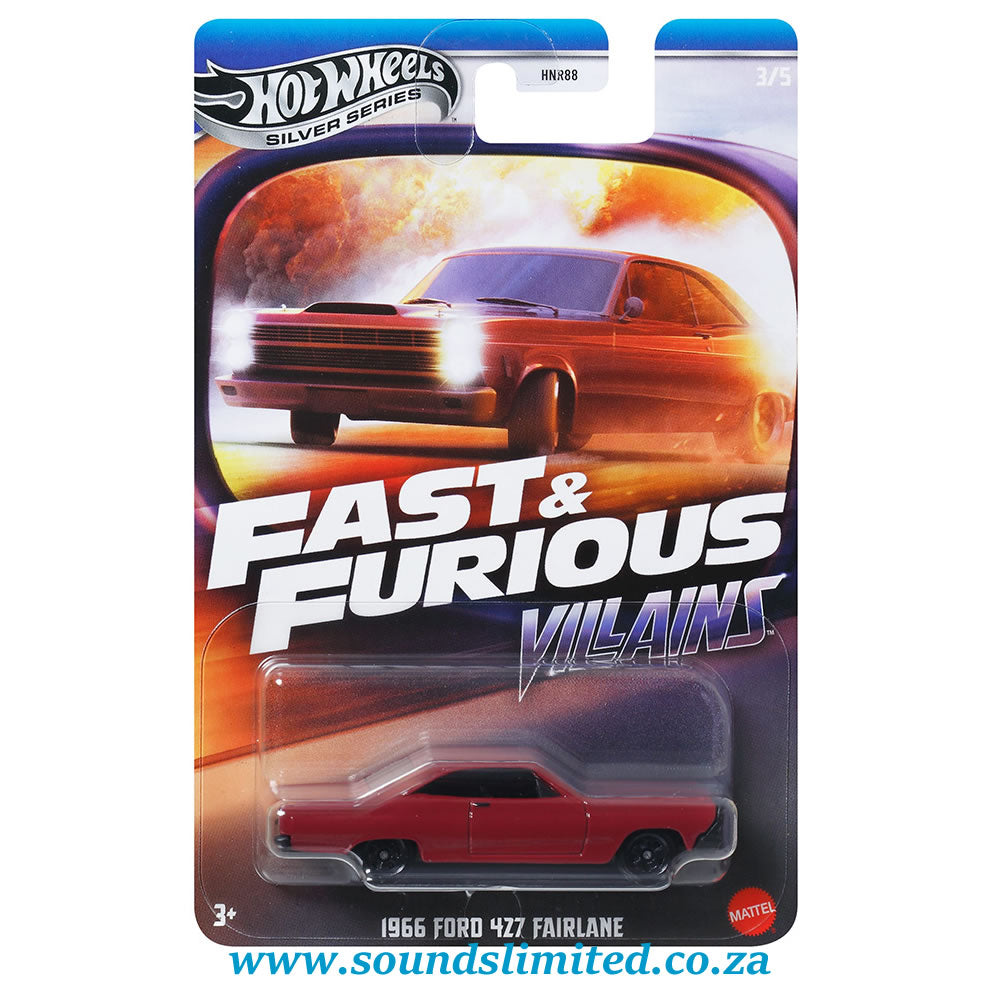 Hot wheels 1966 ford 427 fairlane (fast x ) fast & furious : villians (2025) 3/5