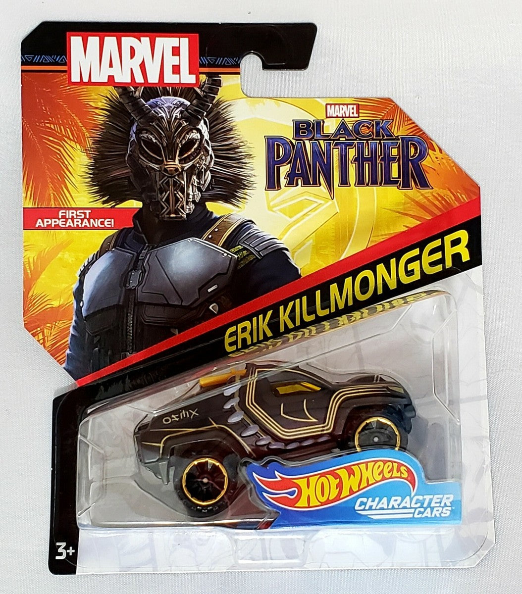 Hot wheels Erik killmonger character cars (2018)