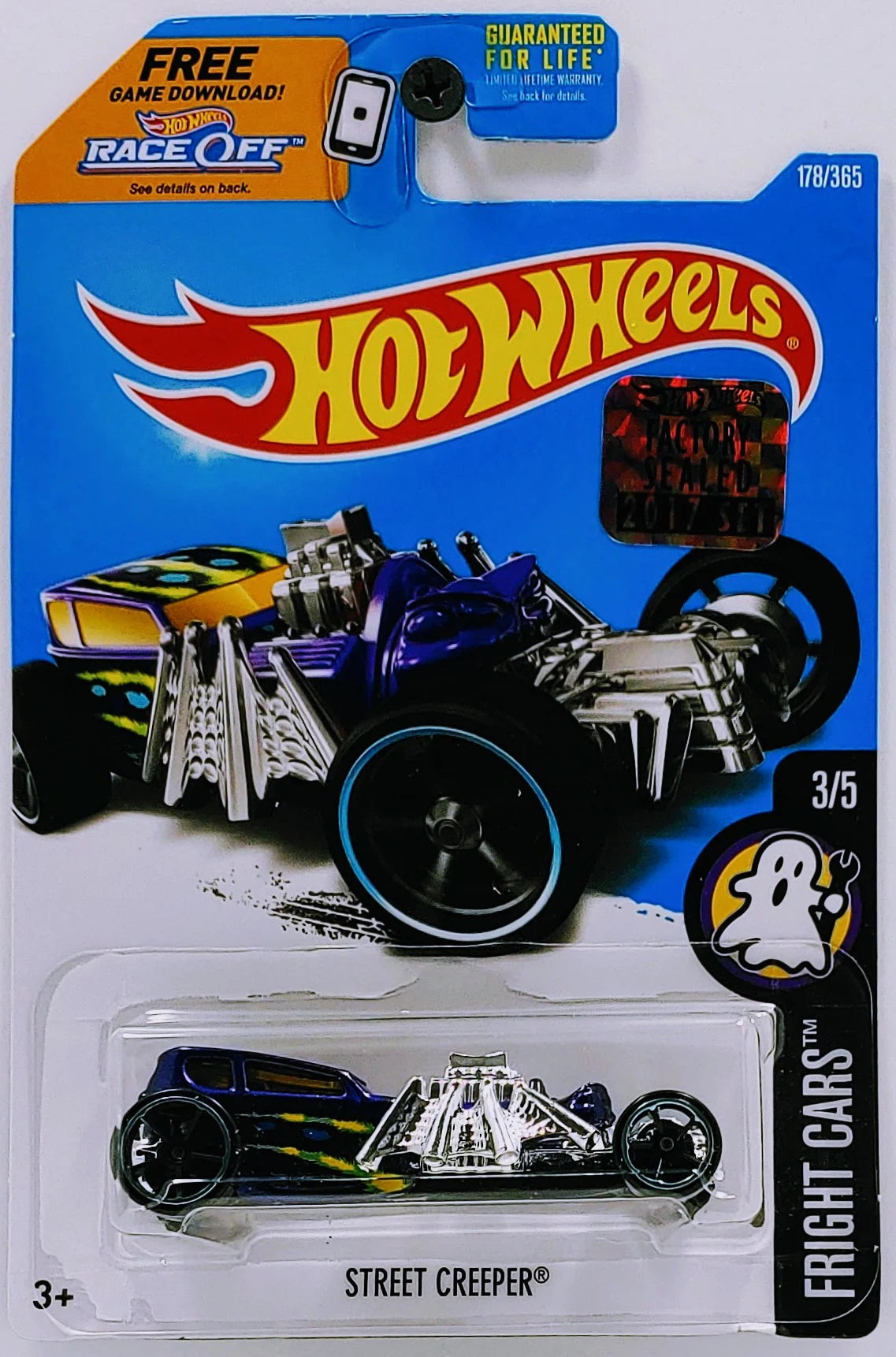 Hot wheels creeper -character card (2017)