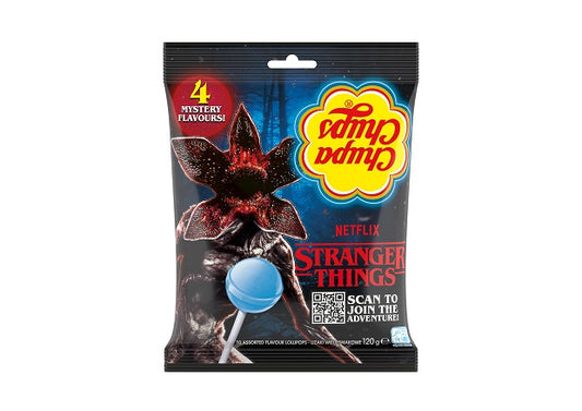 Chupa chups the stranger things 4 flavor lollipops
