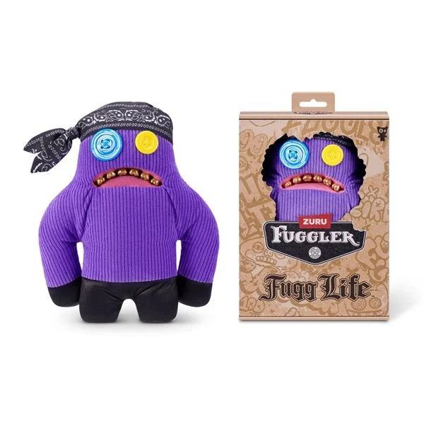 Fuggler Funny Ugly Monster Fugg Life Series 1 Plush Toy (22.86 cm, Assorted)