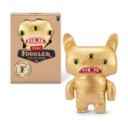 Fuggler Funny Ugly Monster Gold Fuggs Series 1 Plush Toy (22.86 cm, Assorted)