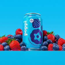 Poppi soda wild berry 355 ml